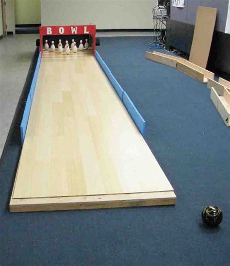 DIY Bowling Alley NORTH AMERICAN BOWLING Homemade Bowling Lanes