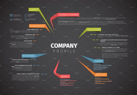 Company Profile Template Company Profile Template Infographic