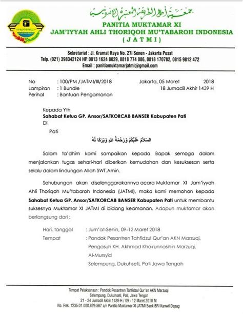 Contoh Surat Permohonan Bantuan Keamanan Kepolisian Images