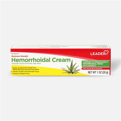 Leader™ Hemorrhoidal Cream Maximum Strength 1 Oz