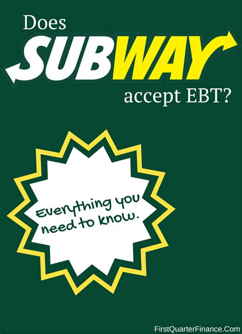 How to use ebt at whole foods. Does Subway Take EBT/Food Stamps/SNAP? Answered | Ebt food ...