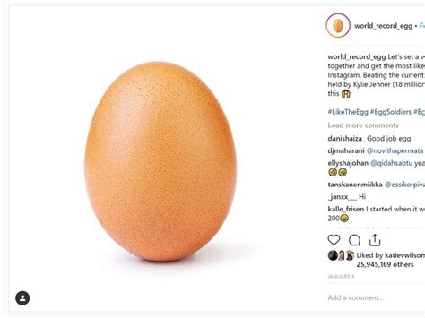 Egg Photo Becomes Most Liked Instagram Post Ever Shropshire Star
