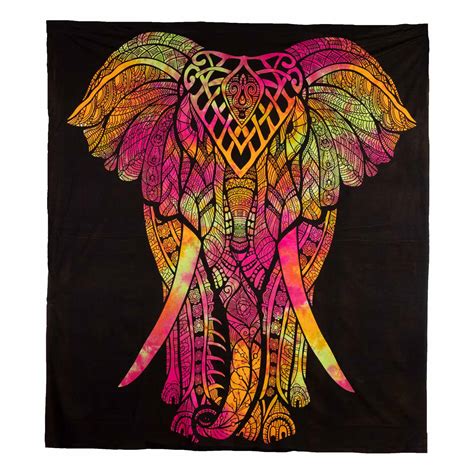 Talent mit russel tiere konnen malen und klecksen wie ein. Dekotuch Wandbehang Tagesdecke Elefant Tuch Indien Mandala ...