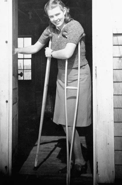 1930s Polio Girl With Crutches A Photo On Flickriver