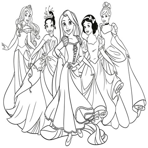 Para Imprimir Dibujos Princesas Disney Colorear Dibujosletras Images