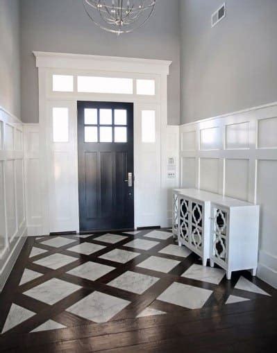 I wanted to go with really classic and natural finishes that would stand the test of time in this house so this janeiro slate tile was a no brainer. Top 50 Best Entryway Tile Ideas - Foyer Designs