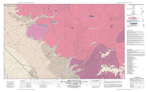Map Geologic Map Of The Gonzales And Mount Johnson Quadrangles