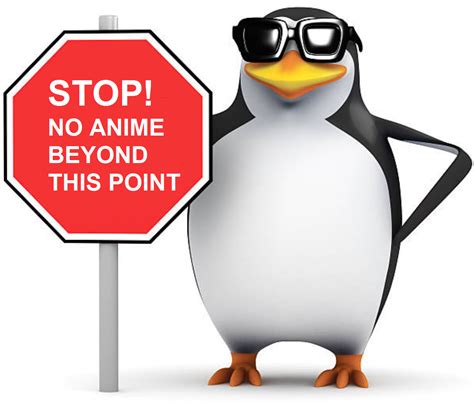 No Anime Beyond This Point No Anime Penguin Know Your Meme