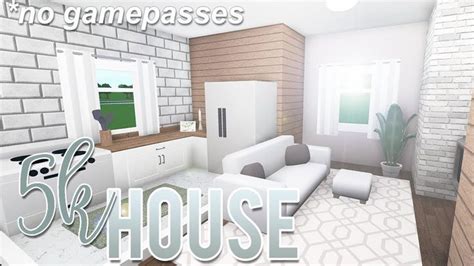 Roblox Bloxburg 5k House No Gamepass Tiny House Layout Small