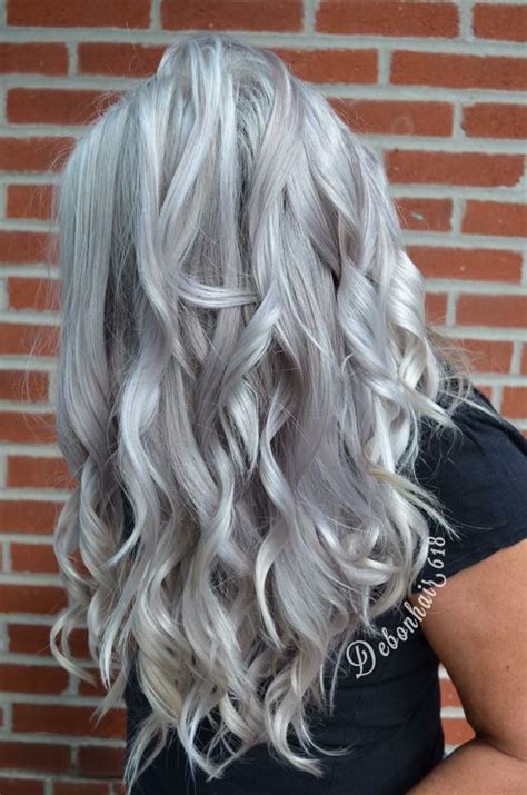 Curly Silver Hair Silver White Hair Long White Hair Silver Hair
