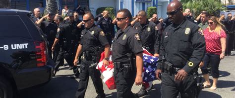 California Police Officers Honor K 9 Killed In The Line Of Duty Abc News
