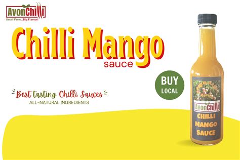 Chilli Mango Sauce 250ml Bottled Avon Chilli
