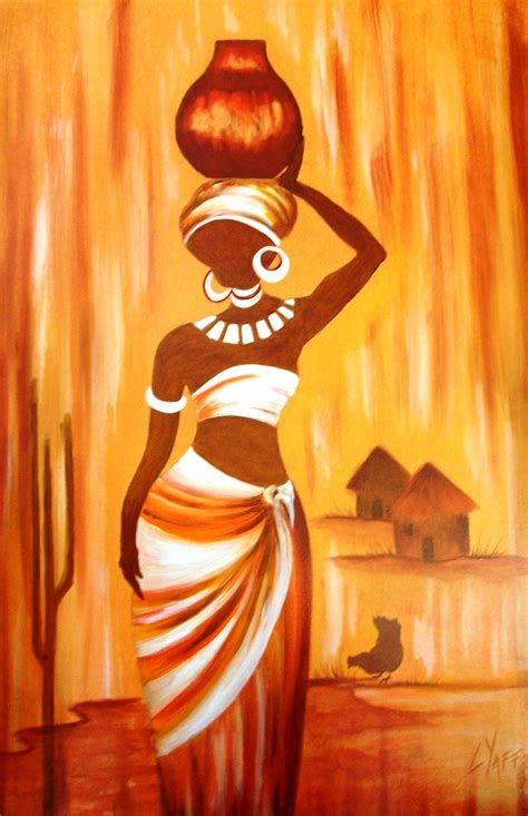 African Woman Original Oil Painting Available Directly From Artist