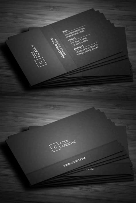 Business Cards Design 26 Ready To Print Templates Design Graphic