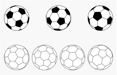 Soccer Balls Clip Arts Balls Clipart Black And White Hd Png Download