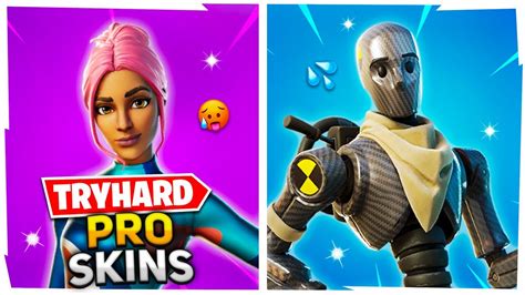 10 Fortnite Skins That Make You Tryhard Pros Only Use These Sweaty Skins Youtube