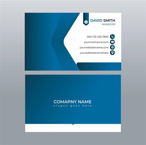 Creative Business Card Design Template 9327165 Vector Art At Vecteezy