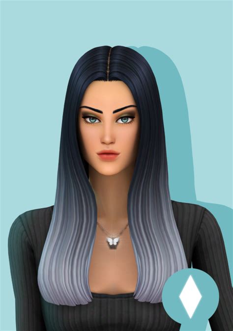 Ombre Accessories Hairstyle Names Sims Hair Cool Anime Girl Maxis