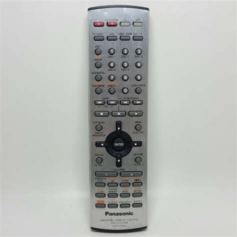 Genuine Panasonic Eur7623x60 Dvd System Universal Remote Control For
