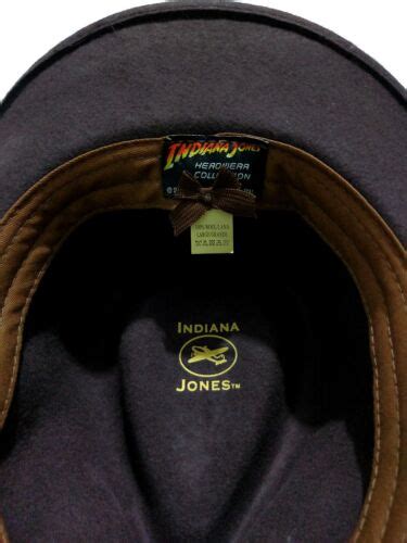 Rare Signed Harrison Ford Official Indiana Jones Hat Fedora Full