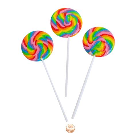 Large Swirl Lollipops Carnival Candy