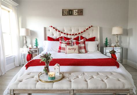 Cozy Master Bedroom Christmas Decor Tour The Southern Thing