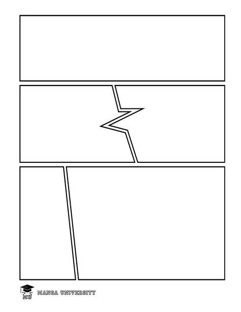 How To Draw Manga Blank Comic Book Practice Pages Manga University