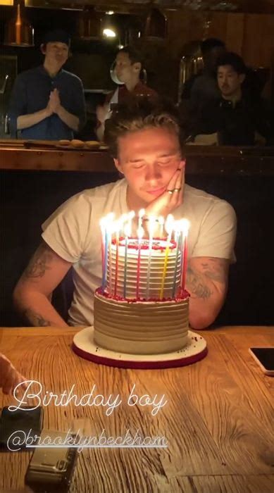 Brooklyn Beckhams 21st Birthday Cake Was Big Enough To Feed A Village