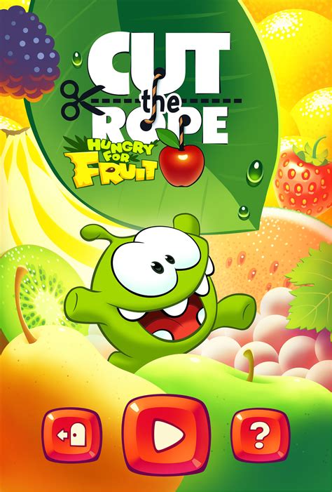 cut the rope hungry for fruit behance