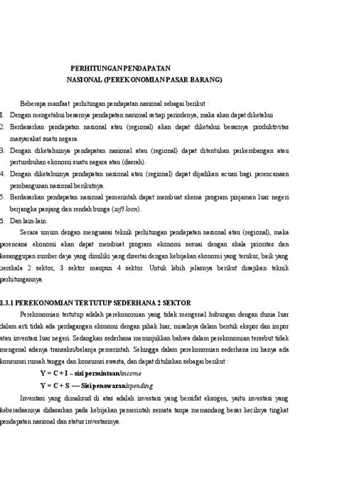 Contoh Soal Essay Ekonomi Makro Dan Jawabannya - Guru Paud