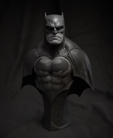 Artstation Batman Bust 3d Printable Model Resources
