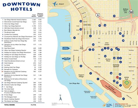 Map Of Downtown San Diego World Map
