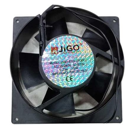Black Jigo Panel Cooling Fan 220240 V Size 170x170x51 Mm Lxwxh At