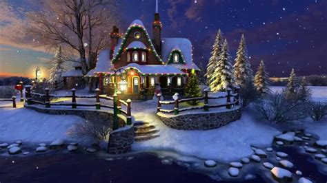 White Christmas 3d Screensaver And Animated Wallpaper видео ролик