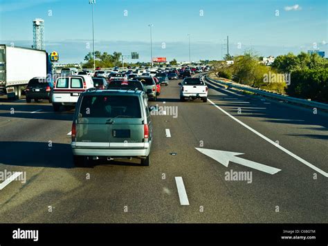 Merging Traffic Hi Res Stock Photography And Images Alamy