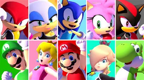 Mario Sonic At The Olympic Games Tokyo 2020 All Characters 4K HD