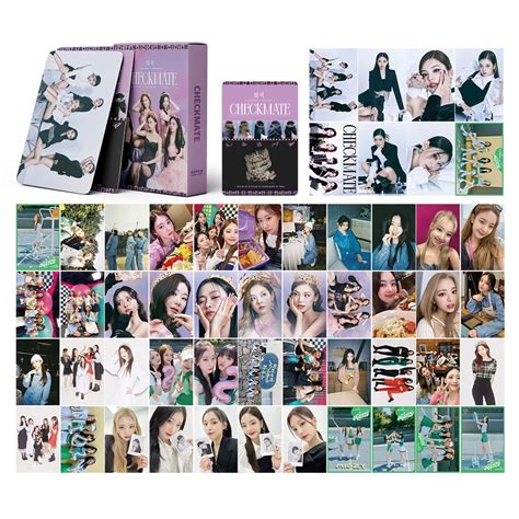 Buy Kpop Girl Group Itzy Photocards Itzy Merch Lomo Cards 55pcs Itzy