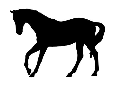 Trotting Horse Silhouette Free Stock Photo Public Domain Pictures