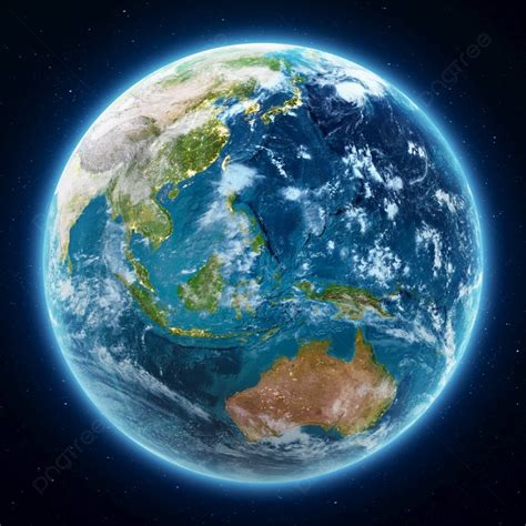 Planet Earth Globe At Night Elements Of This Image Furnished By Nasa 3d