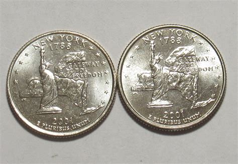 2001 Pandd New York 50 States Quarters Bu For Sale Buy Now Online