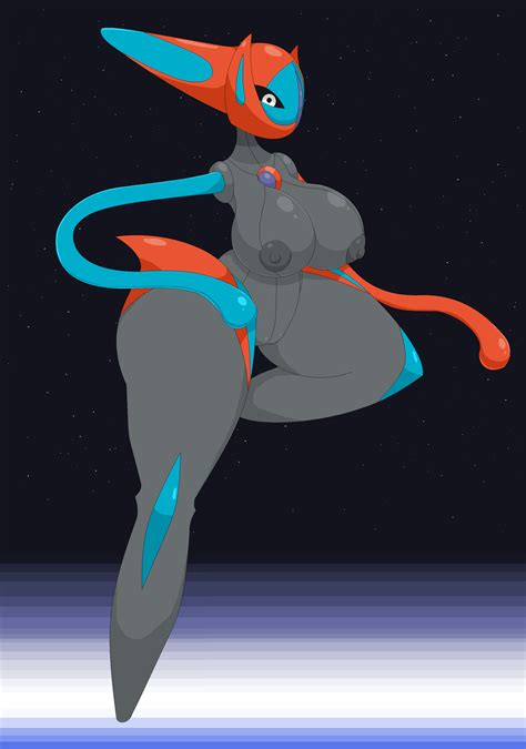 Rule 34 Anthro Breasts Deoxys Deoxys Speed Form Female Huge Breasts Humanoid Large Breasts