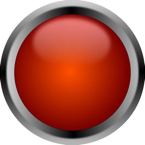 按钮 红色的 圆形的 免费矢量图形pixabay Pixabay
