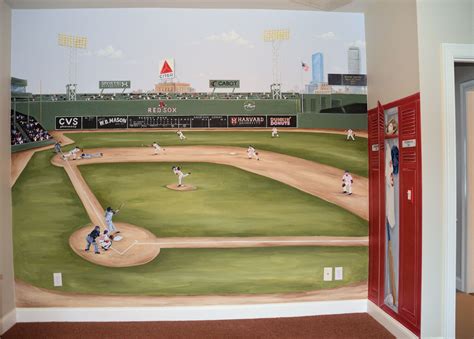 27 Baseball Mural Wallpaper Ideas