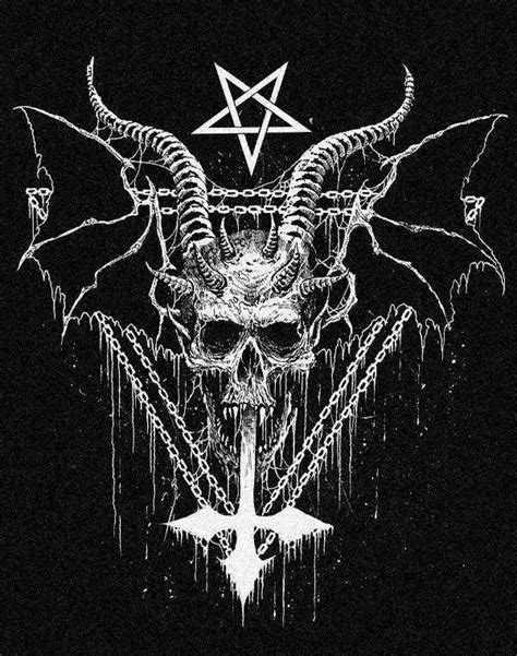 Satanic Satan Darkart Horror Occultart Occult Invertedcross In