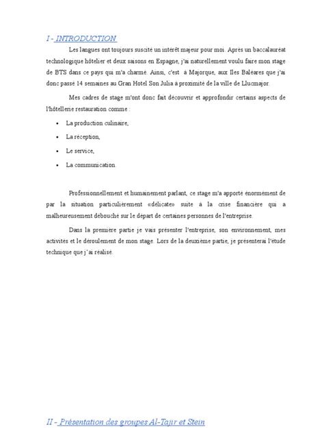 Exemple De Rapport De Stage Bts Rhcom - janawiyoto
