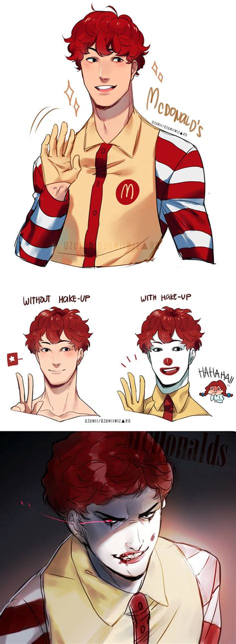Artist Reimagines 14 Fast Food Mascots As Anime Characters And Manga