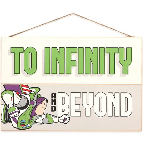 Buy Disney Pixar Toy Story Buzz Lightyear Hanging Wood Wall Decor To