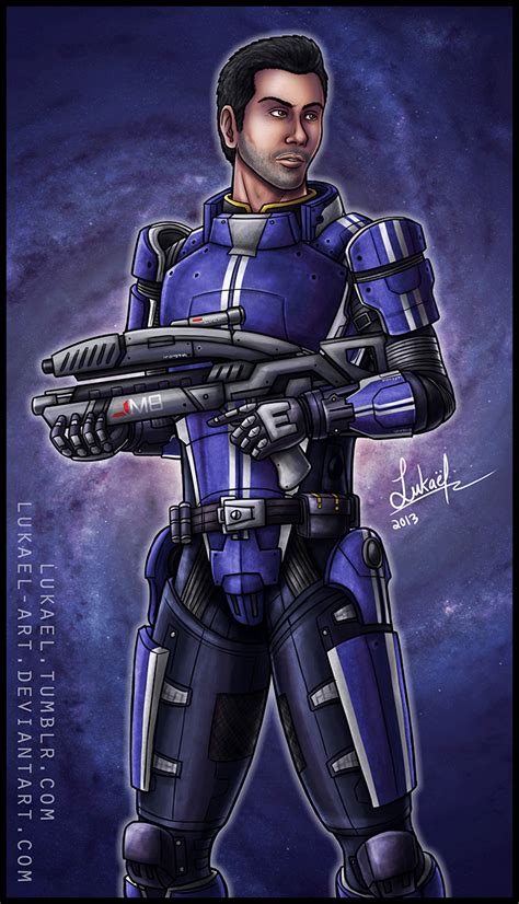 Mass Effect Urdnot Wrex By Lukael Art On Deviantart