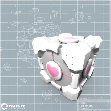 Weighted Companion Cube By Apach3 On DeviantArt