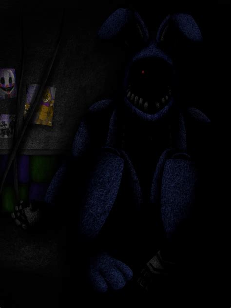 Withered Bonnie From The Fnaf 2 Trailer Rfivenightsatfreddys